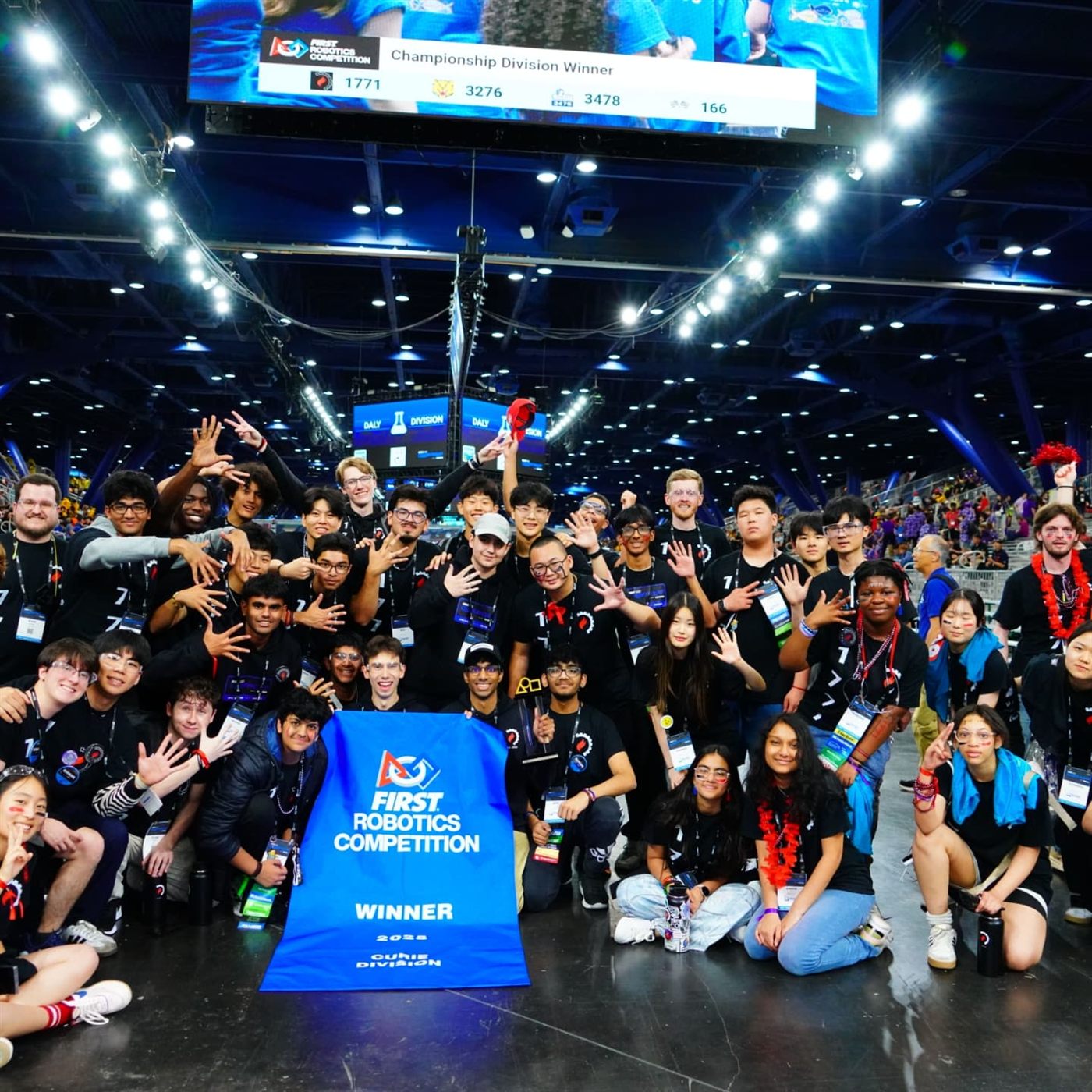 FRC 1771, division champions at the 2025 world championship