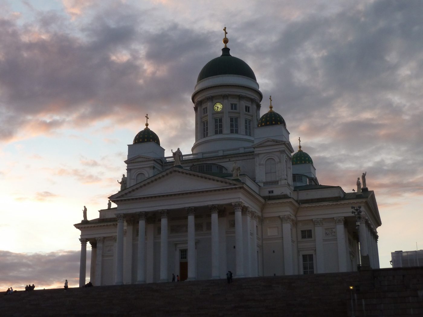 Helsinki Cathedral at dusk