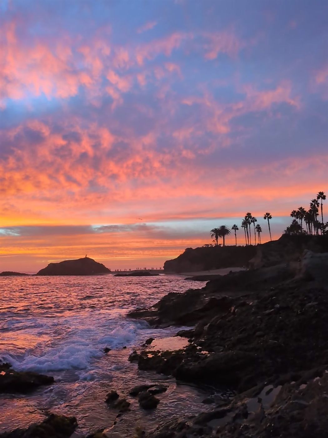 Laguna Beach at sunset